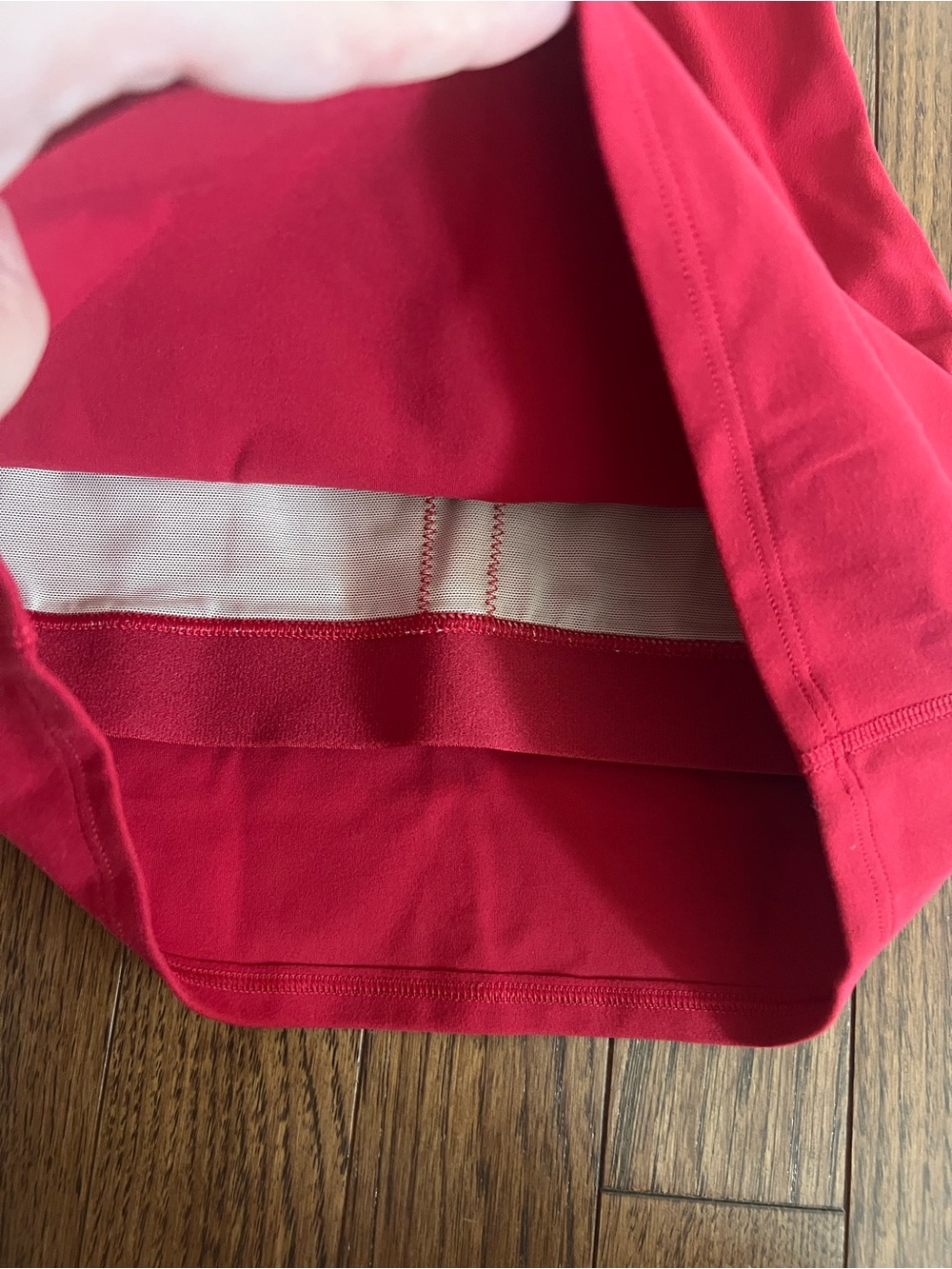 Athleta Conscious Crop Tank Top Berry Red - Picture 4 of 4